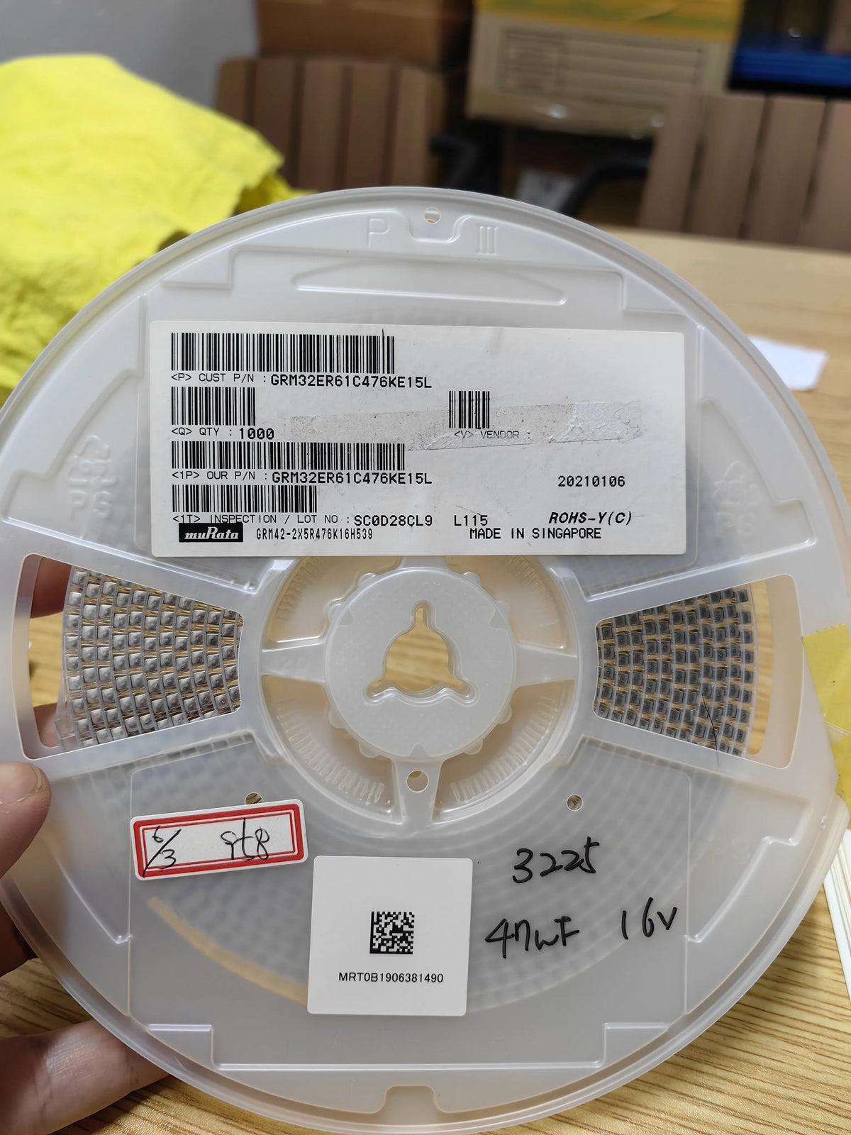 GRM32ER61C476KE15L SMD IC Chip New in Stock Electronic Components