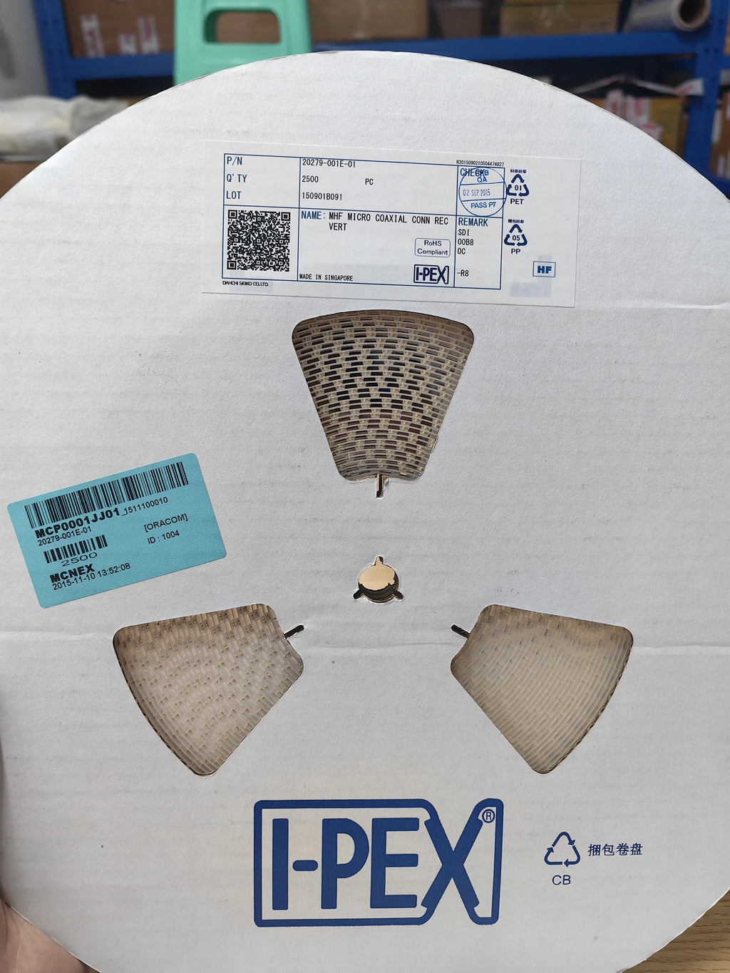 20279-001E-01 SMD MHFI RF Coaxial Receptacle Connector New in Stock Electronic Components