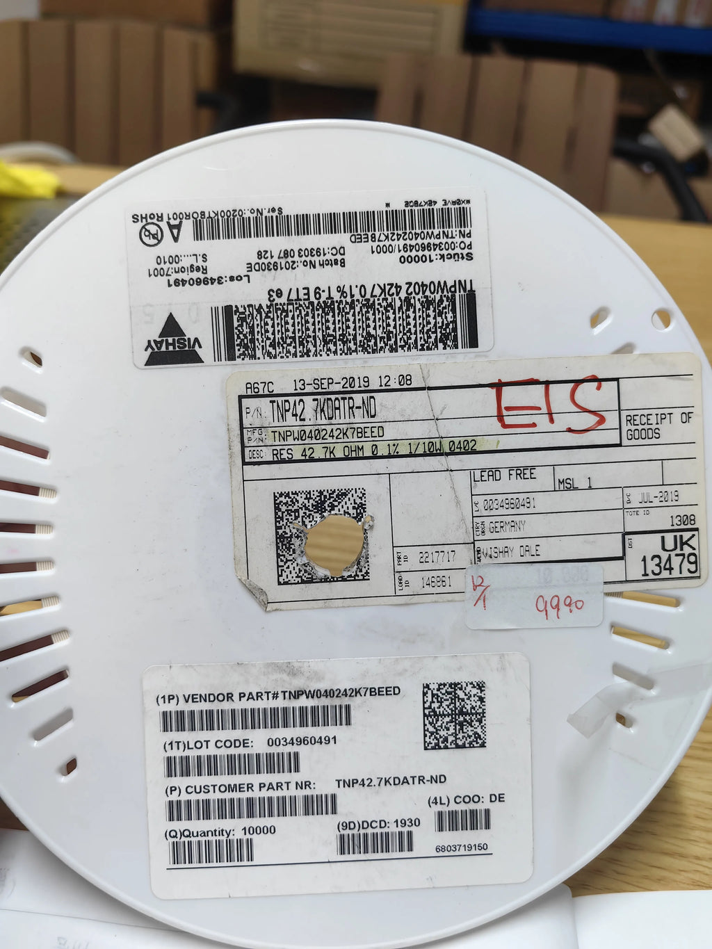 TNPW040242K7BEED SMD IC Chip New in Stock Electronic Components