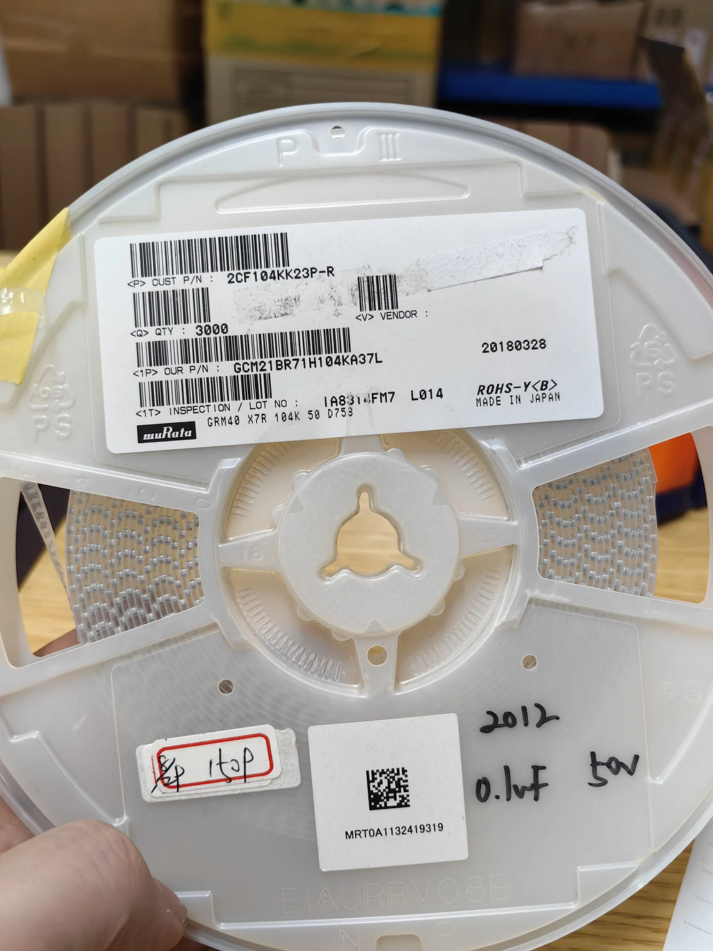 GCM21BR71H104KA37L SMD IC Chip New in Stock Electronic Components