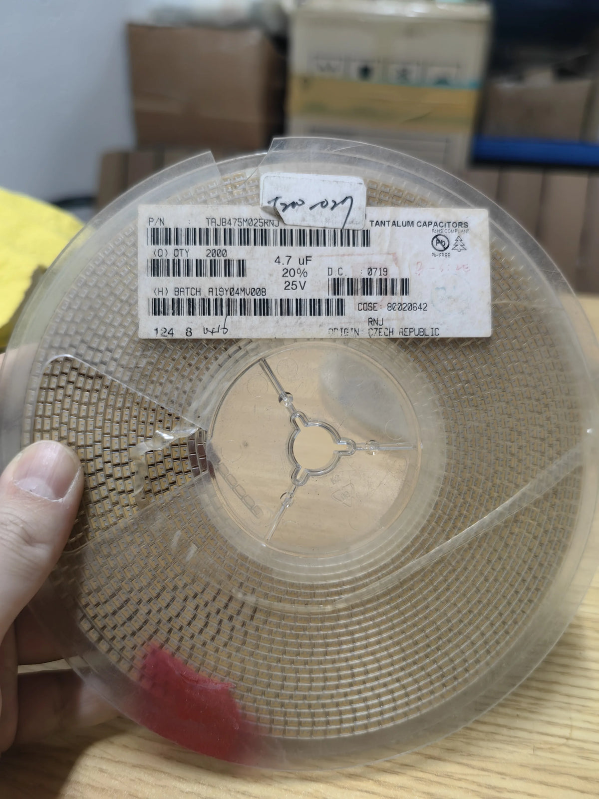 TAJB475M025RNJ SMD IC Chip New in Stock Electronic Components