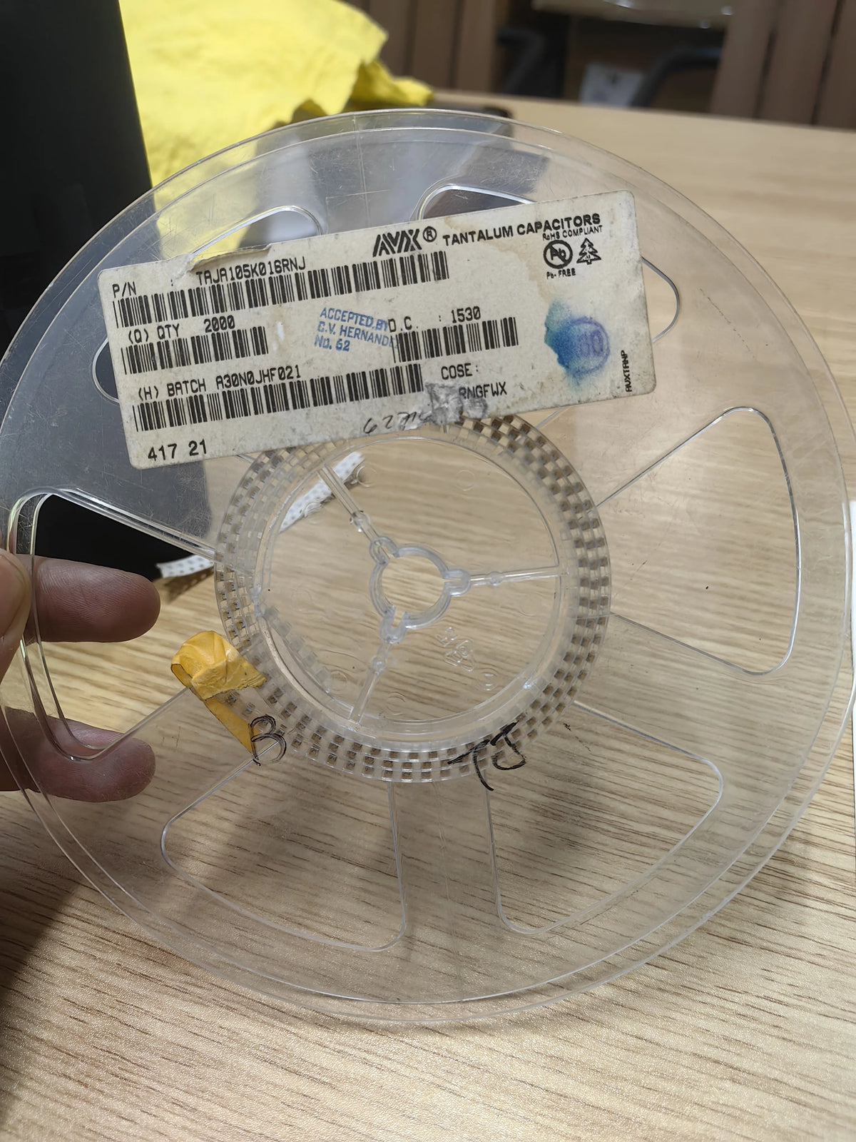 TAJA105K016RNJ SMD IC Chip New in Stock Electronic Components