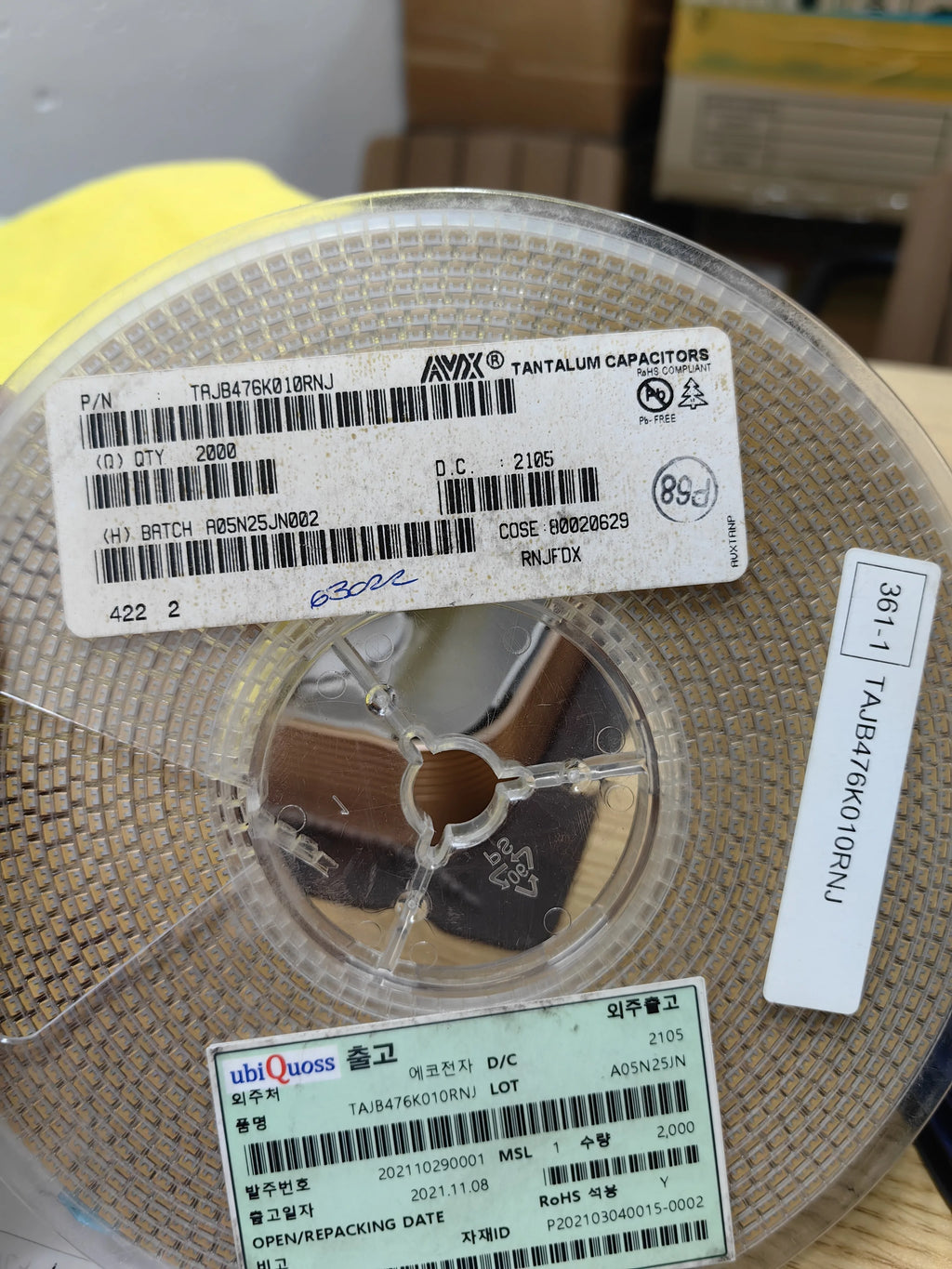 TAJB476K010RNJ SMD IC Chip New in Stock Electronic Components