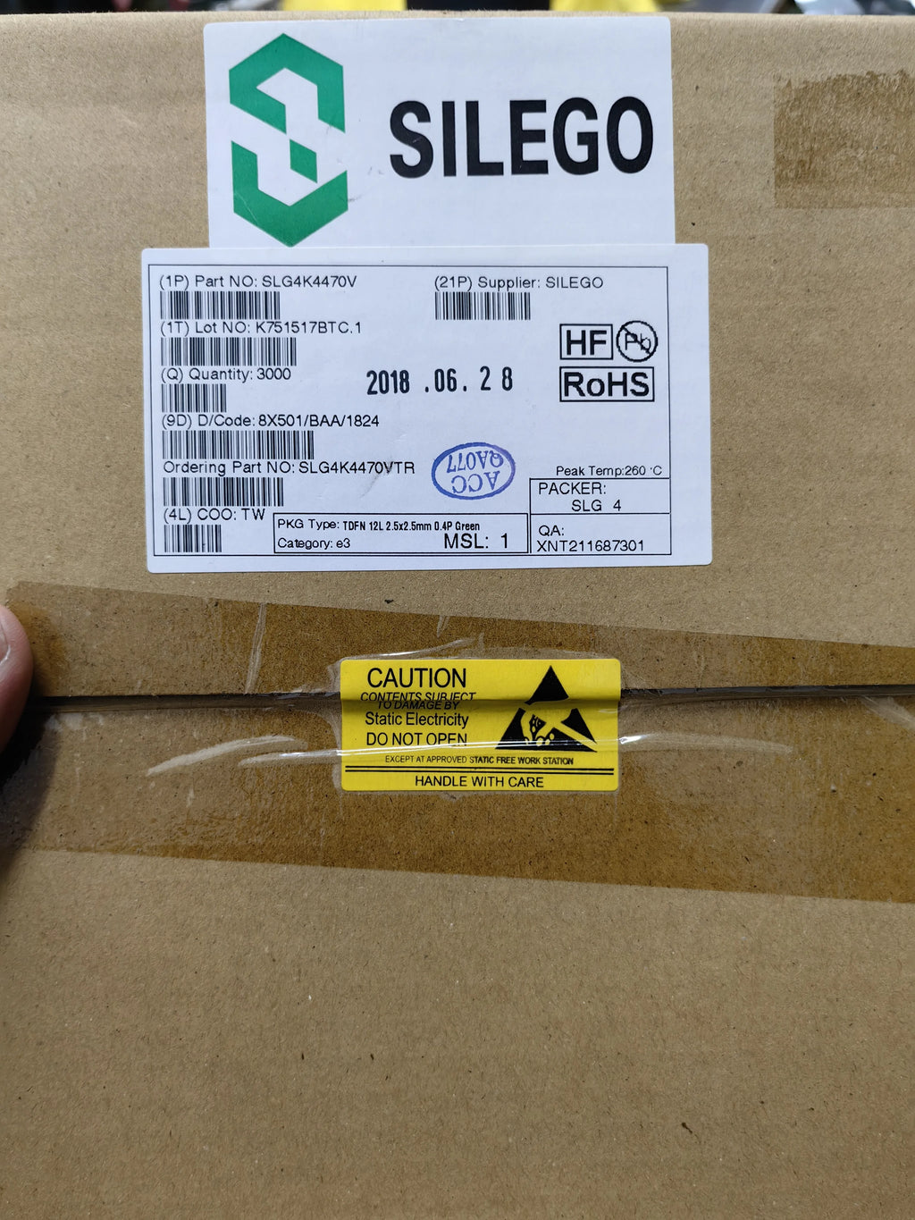 SLG4K4470VTR QFN IC Chip New in Stock Electronic Components