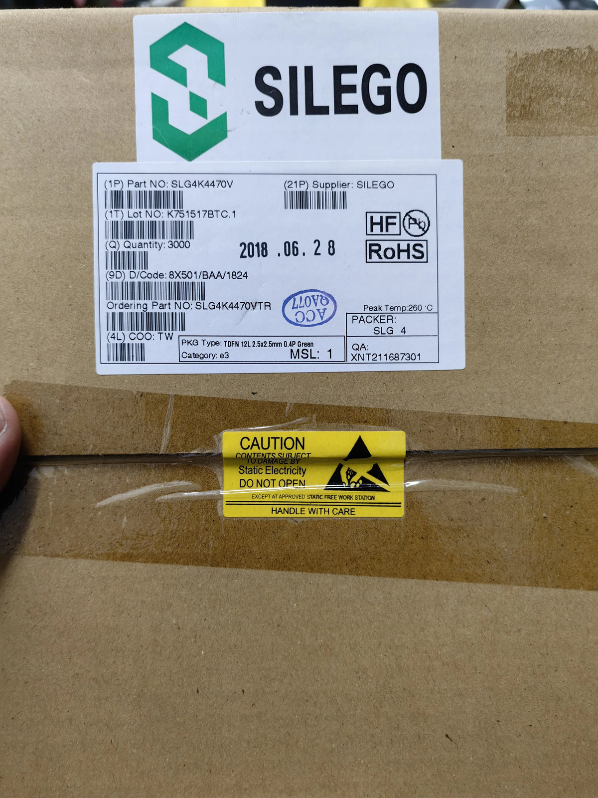 SLG4K4470VTR QFN IC Chip New in Stock Electronic Components