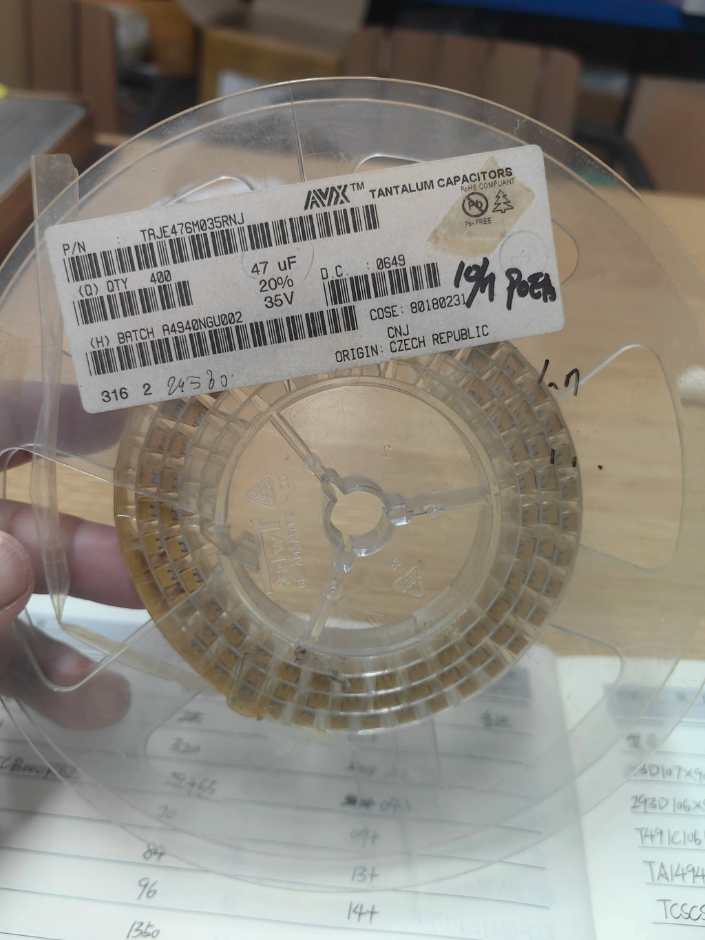 TAJE476M035RNJ SMD IC Chip New in Stock Electronic Components