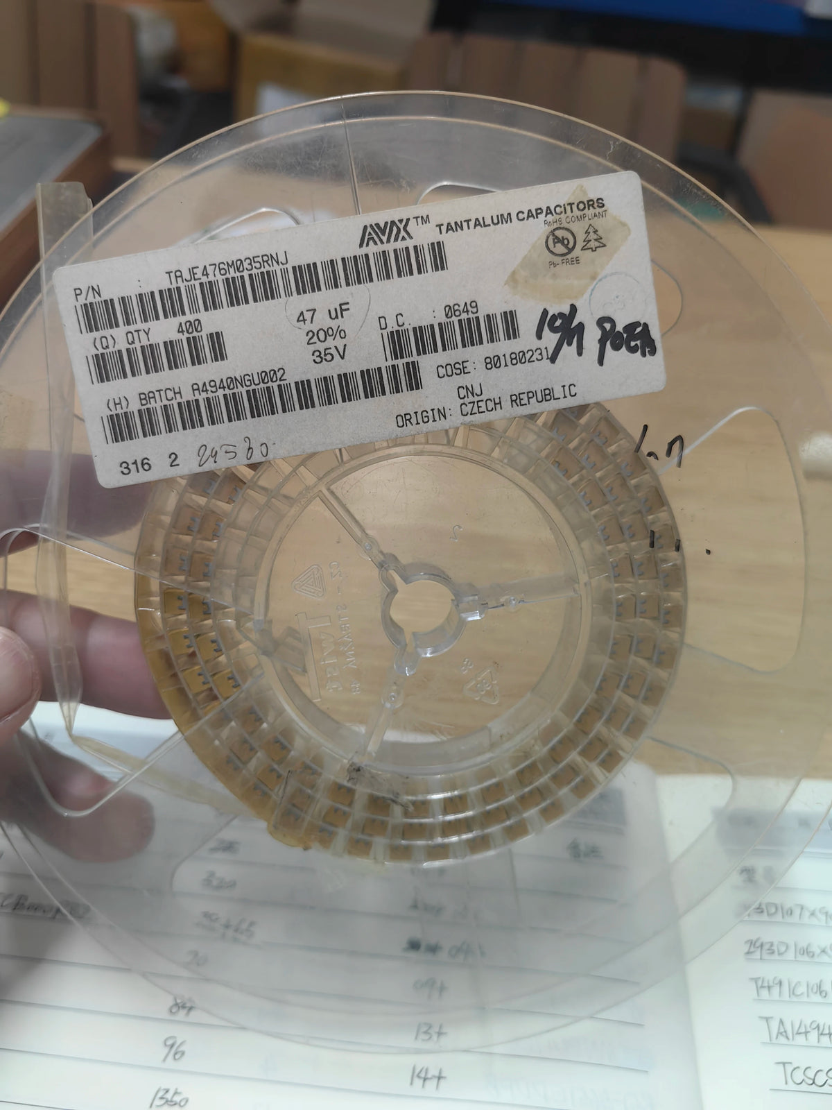 TAJE476M035RNJ SMD IC Chip New in Stock Electronic Components