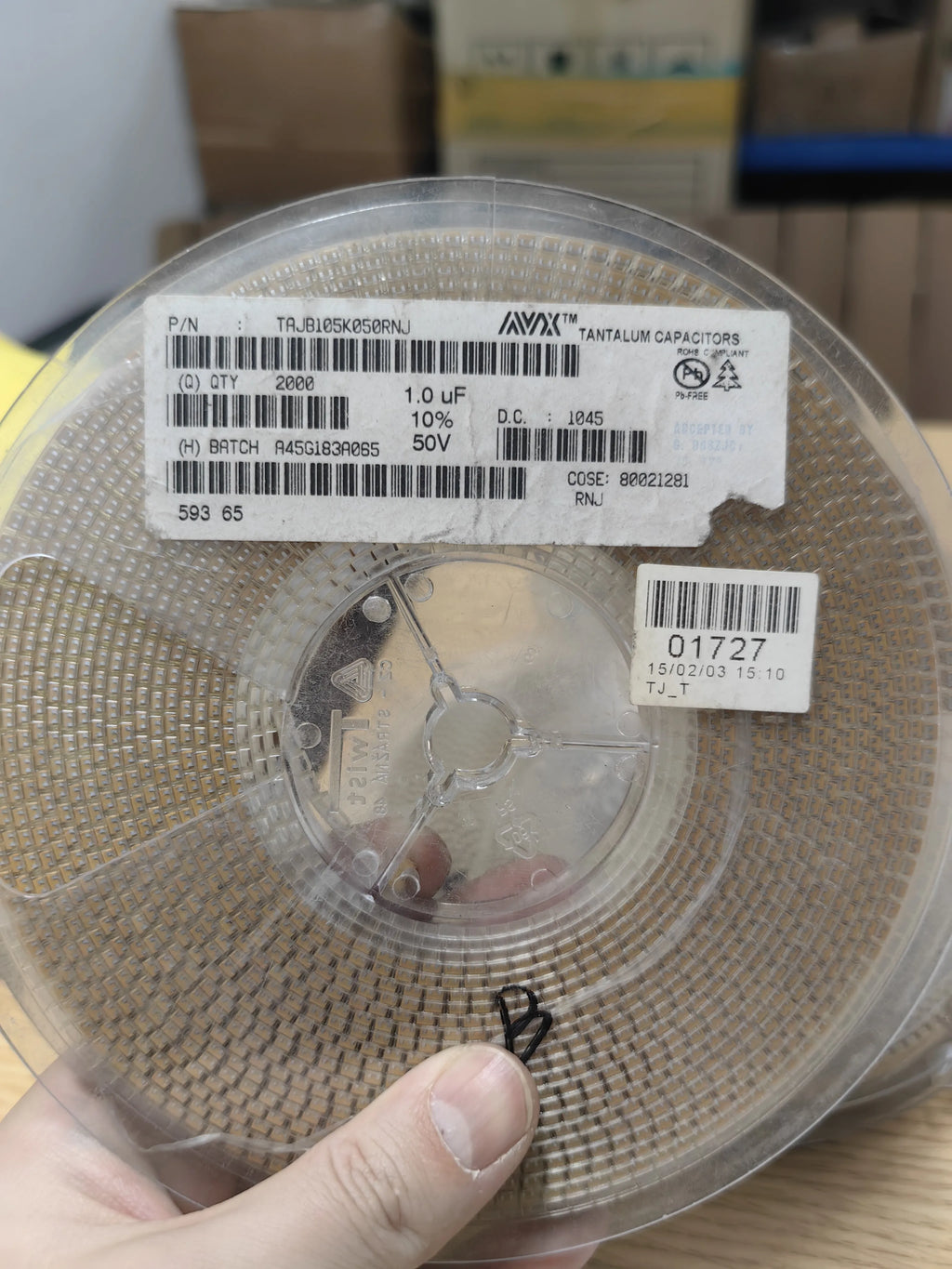 TAJB105K050RNJ SMD IC Chip New in Stock Electronic Components