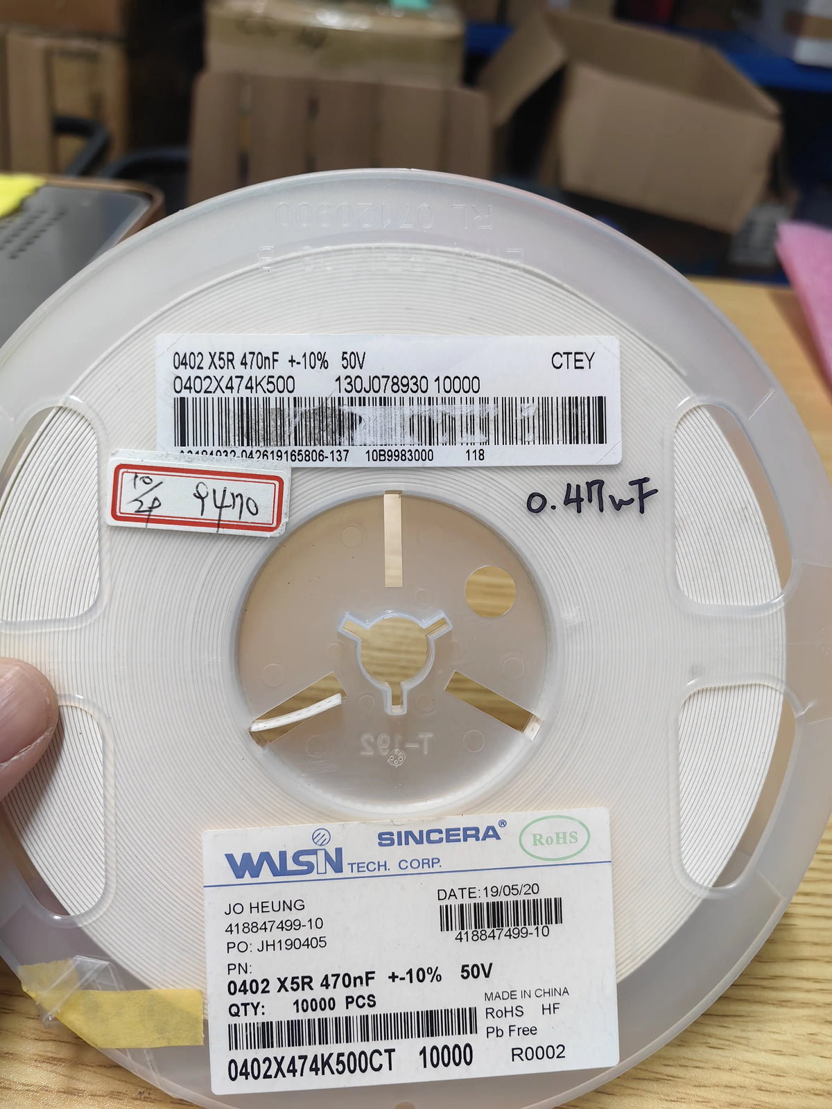 0402X474K500CT SMD IC Chip New in Stock Electronic Components