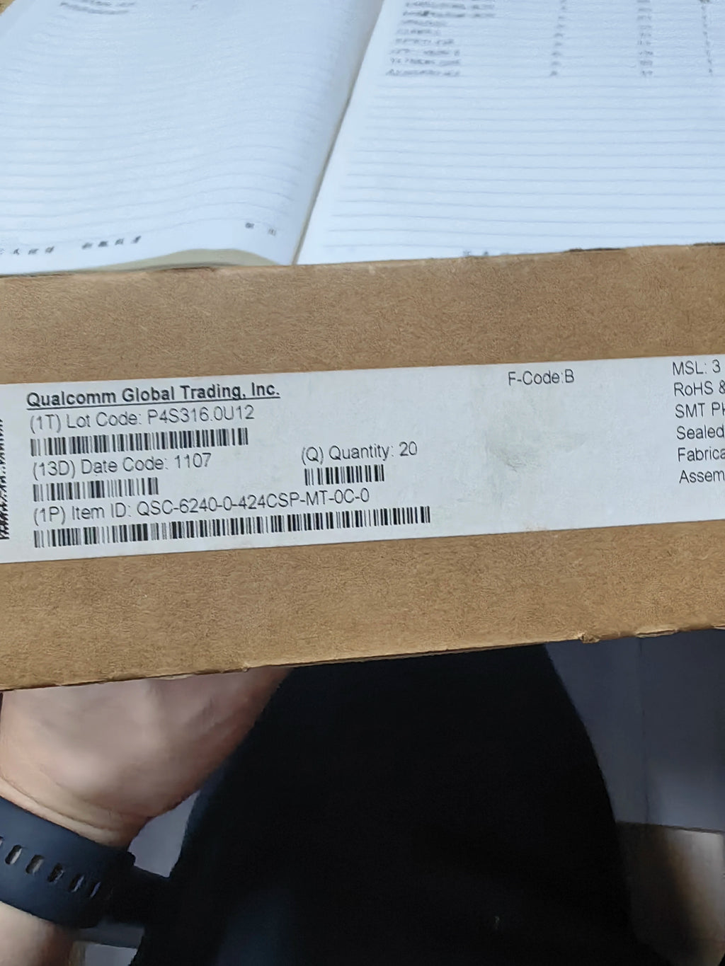 QSC-6240-0-424CSP-TR-0C-0 BGA IC Chip New in Stock Electronic Components