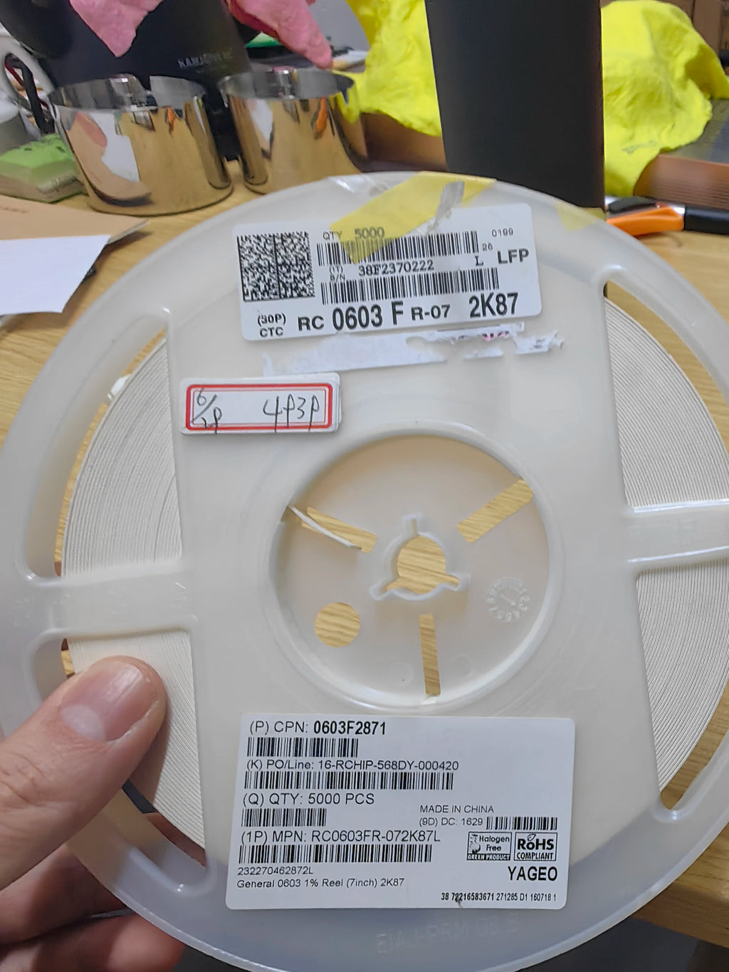 RC0603FR-072K87L SMD IC Chip New in Stock Electronic Components