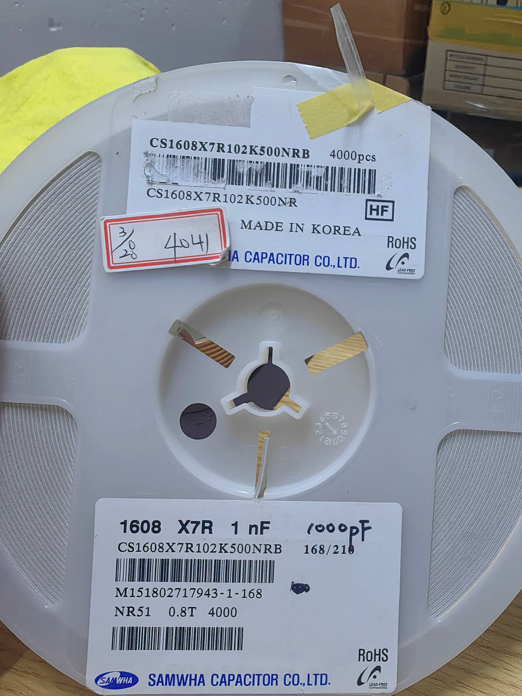 CS1608X7R102K500NRB SMD IC Chip New in Stock Electronic Components