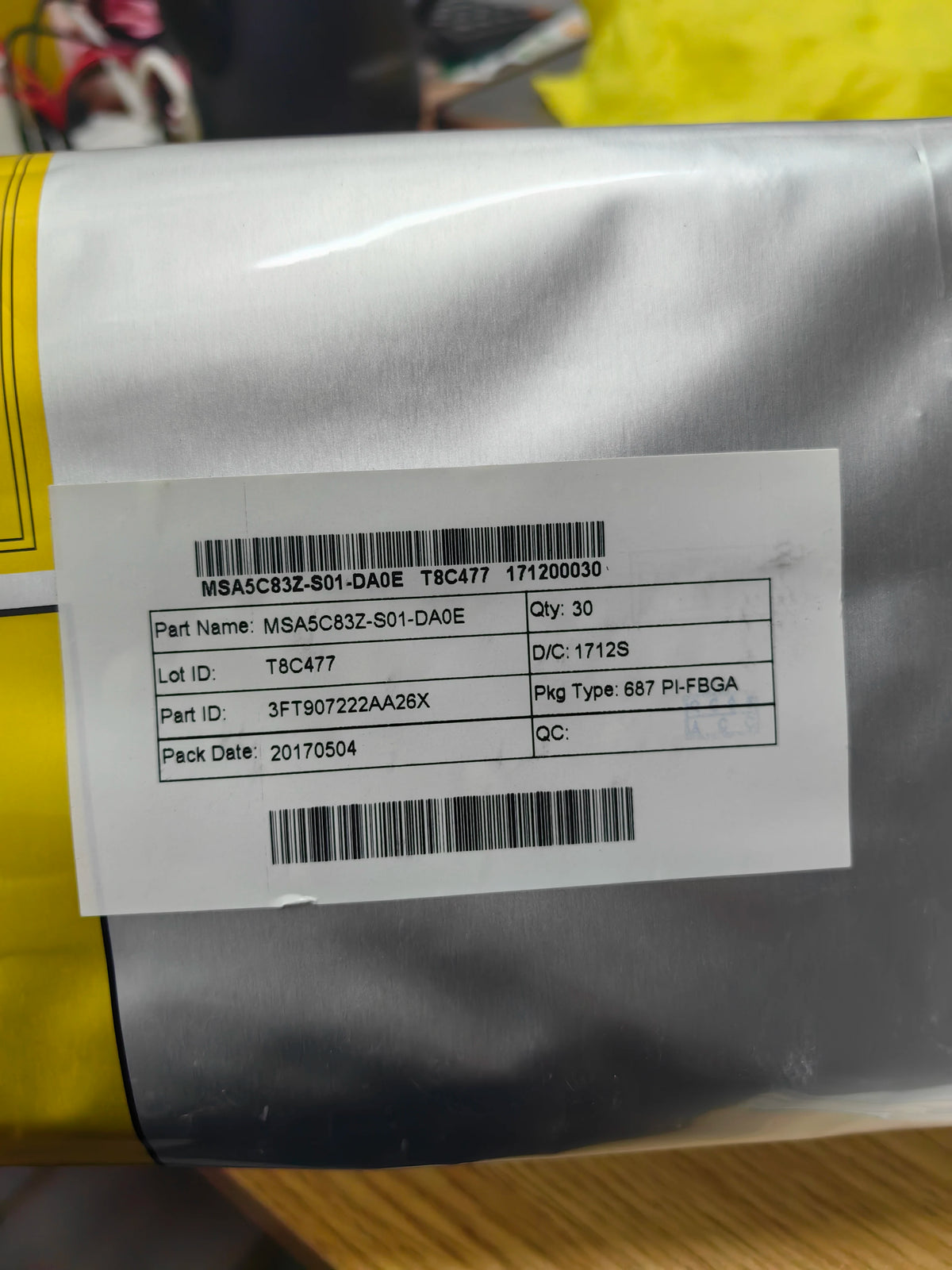 MSA5C83Z-S01-DA0E FBGA IC Chip New in Stock Electronic Components