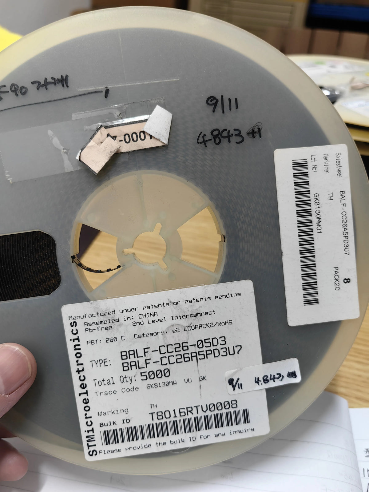 BALF-CC26-05D3 5UFBGA 2.4GHz RF Balun Chip New in Stock Electronic Components